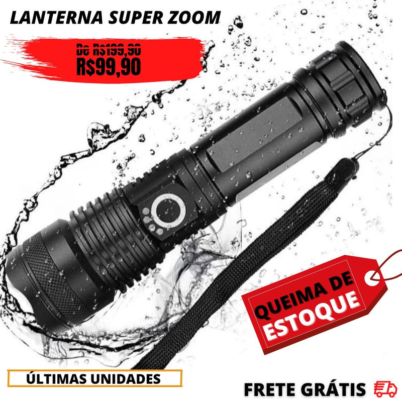 Lanterna Super Zoom - 50% OFF + FRETE GRÁTIS